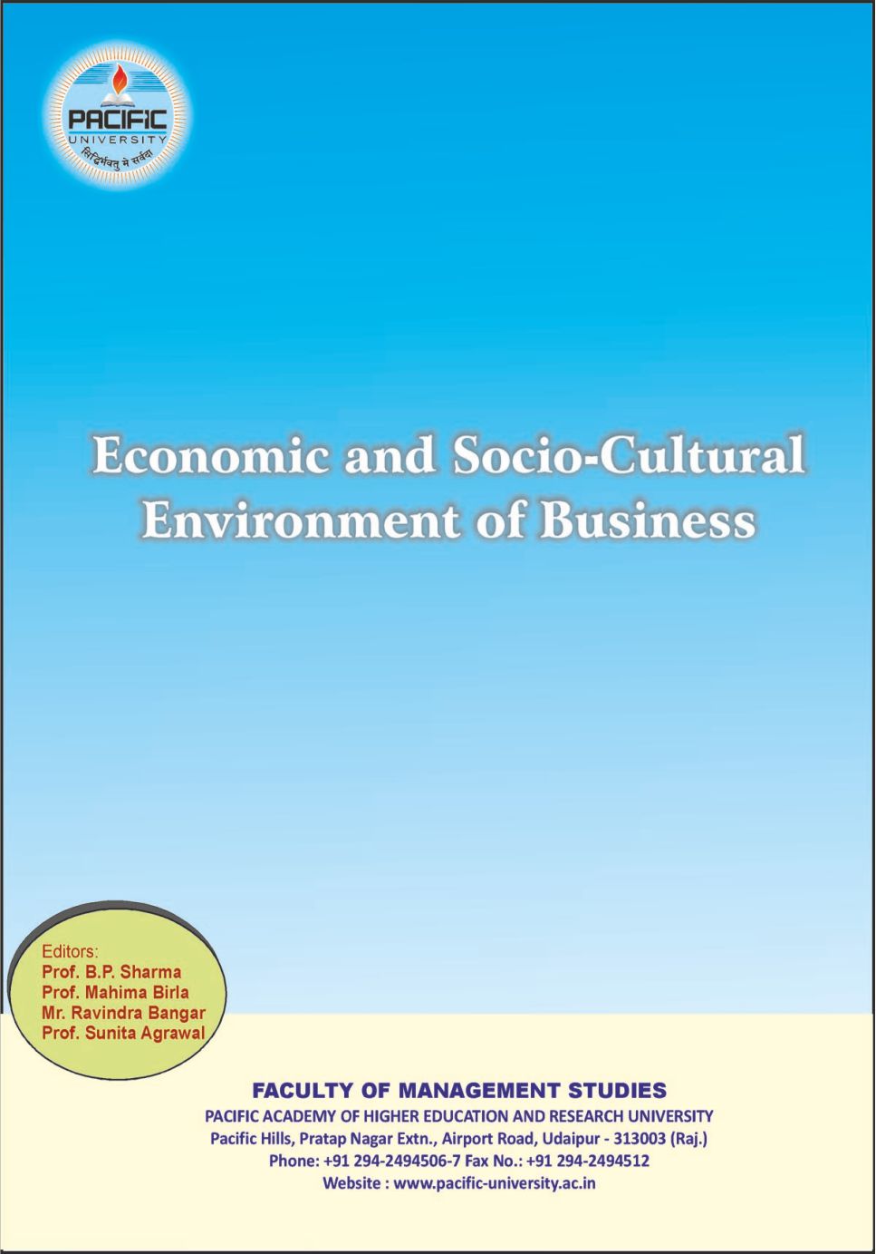 Economic and Socio-Cultural Environment