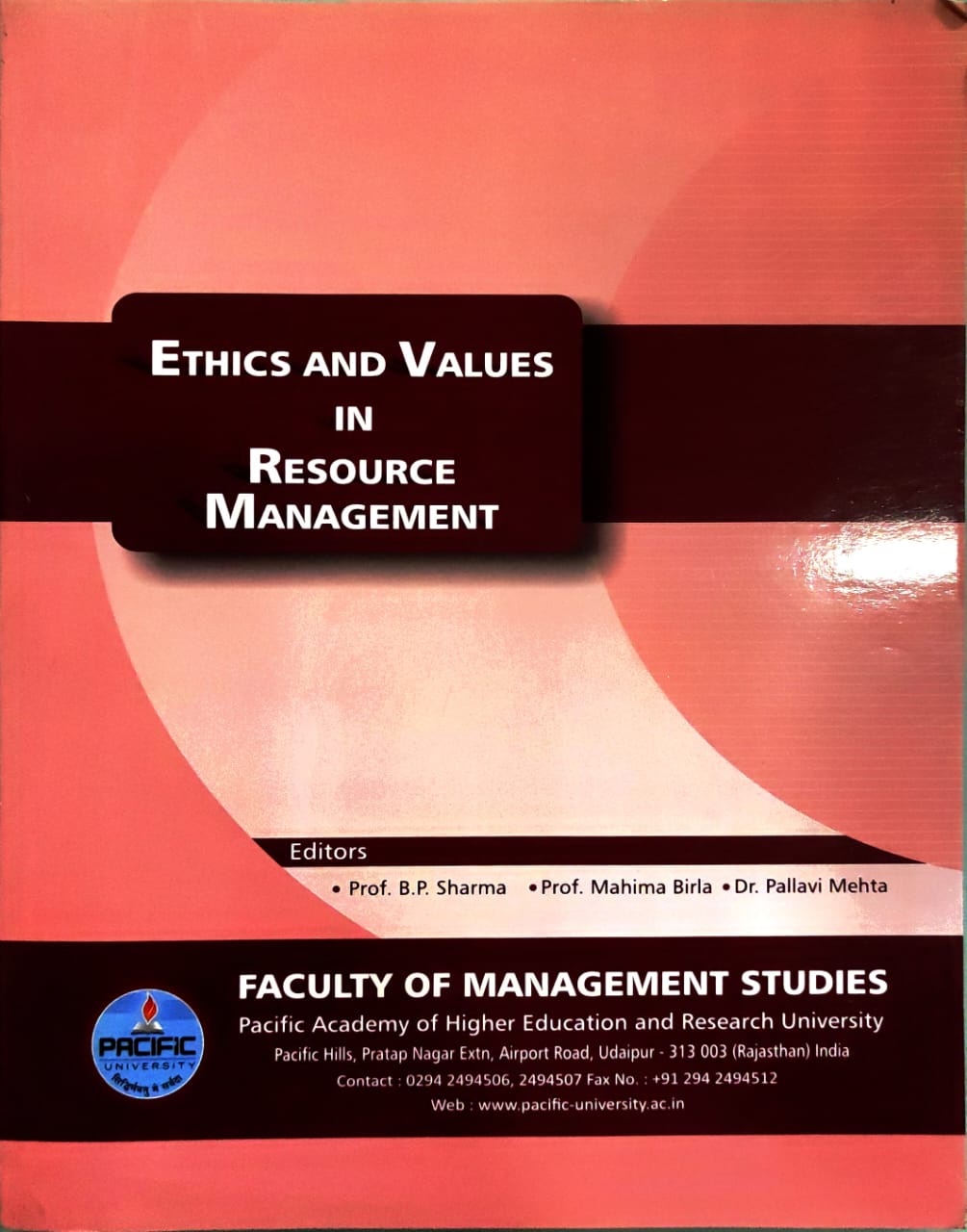 Ethics and Values in Resource Management